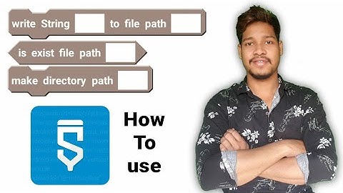 write file path blocks how tu use in sketchware  hindi videos  Aauraparti