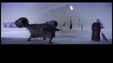 Virtual Set / Virtual Production Test With Unity HDRP - Star Wars Mandalorian Scene