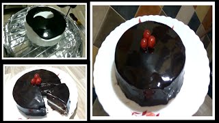 Chocolate Mirror Glaze Cake Decoration Recipe | Mirror Glaze Cake Decorating