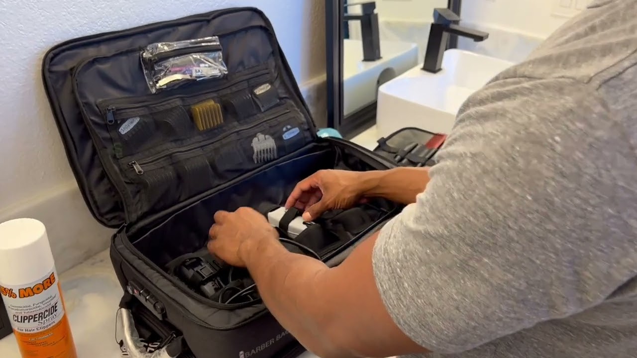 Barber Backpack® "Master" Barber Bag: Portable Hair Clipper Case