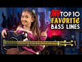 My top 10 favorite bass lines  part 1