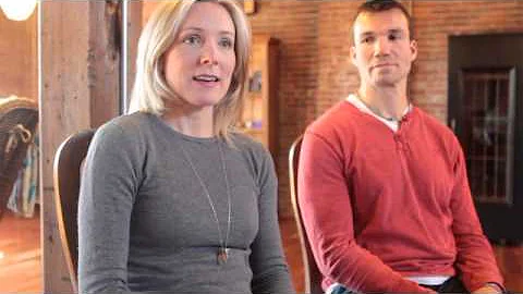 At home with Luke and Stephanie Richardson