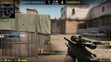 1v5 ace clutch with awp