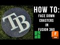 How to make face down coasters in fusion 360  3d printing  bambu slicer