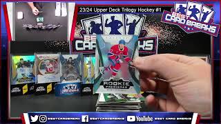 23/24 Upper Deck Trilogy Hockey #1 - 10 Box Half Case Pick Your Team 5/15/24
