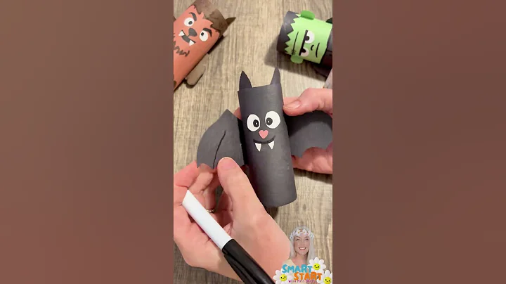 Toilet Roll Bat Craft 🦇 | Easy Halloween Craft for Kids