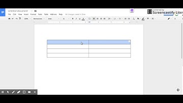 2 Minute Tech Video- Google Docs & Tables