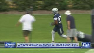 CBS North Carolina News: Cowboys' Lineman Earns Perfect Endorsement Deal screenshot 3
