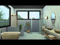 🚿 🛁 CASA TÉRREA MODERNA COM O NOVO KIT BANHEIRO ELEGANTE THE | SIMS 4🧻🚽