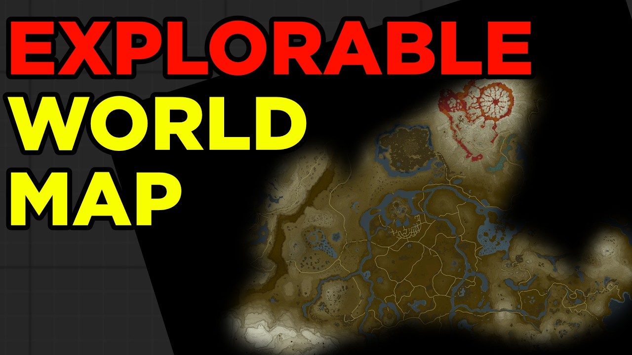 How to make a Revealable World map in Unreal Engine - YouTube