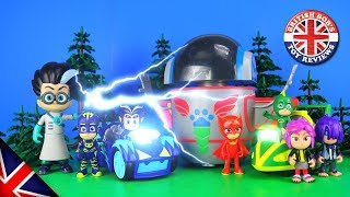 PJ Robot, Wolfy Kids & PJ Mask Speed Booster Toy Review & Adventure! screenshot 5