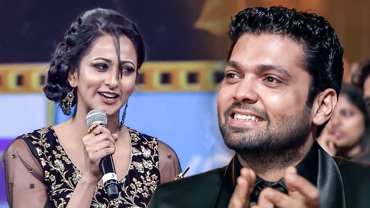 Rakshit Shetty Loving Dimpled Beauty Radhika Chetan's Cute Winning Speech
