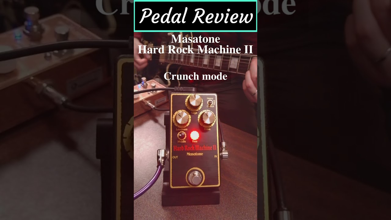 Masatone Hard Rock Machine II Crunch mode w/ Les Paul #marshall