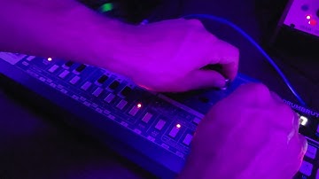 TD3 with added reverb and delay. Drums created from the Moog DFAM.