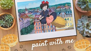 paint with me 🥨 kiki's delivery service