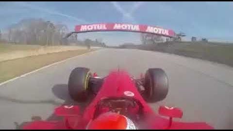 Marc Gene F1 LAP RECORD Road Atlanta Ferrari F2003-GA (1:01.2) Onboard Cam