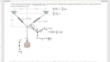 ENGR 220 2D Particle Equilibrium Example 1