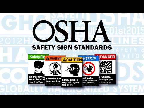 OSHA / ANSI Safety Sign Standards