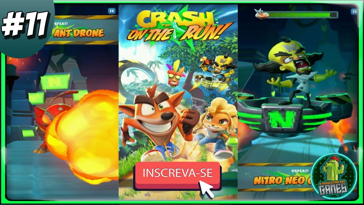 CRASH ON THE RUN #11 DESSA VEZ O NEO CORTEX VEIO ME ENFRENTAR