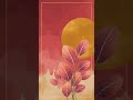 Warm Sunset Leaves Aesthetic Wallpaper 🌅🍂 #shorts #logo