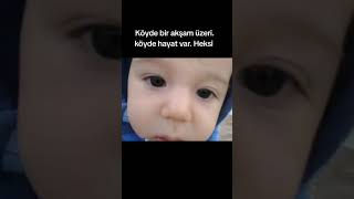 Köyde akşam olurken 