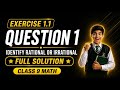 Class 9 Math Ex 1.1 Q1 | Full Solution (Exercise 1.1 Question 1)