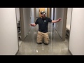 Bilateral Above Knee Amputee Getting Up From The Floor Demonstration