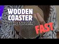 Requested: Full/ Longer Version | Fast Tapping&amp;Scratching on Wooden Coaster | Intense Tingles