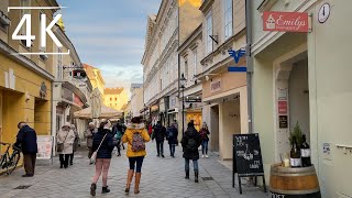Walking in Baden (near Vienna), Austria, Lovely Old Town with History - 4K - ASMR - City Ambience