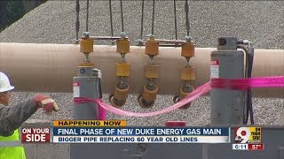 New gas main replaced under Ohio River