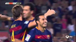 Ivan Rakitic Incredible Goal Vs As Roma 3-0, Joan Gamper Trophy 5.8.2015