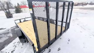 Rice Powder Coated Steel 6X12 Utility Trailer - Aaa Trailer - Howell Mi