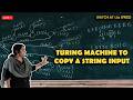 Turing machine to copy a string Input: 0110, output: 0110B0110