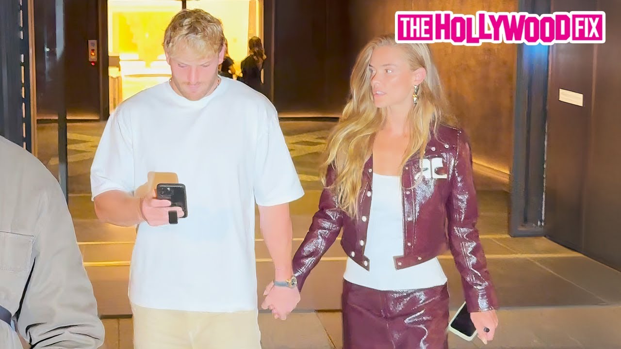 Logan Paul & Nina Agdal Enjoy A Romantic Date Night Together In Paris, France