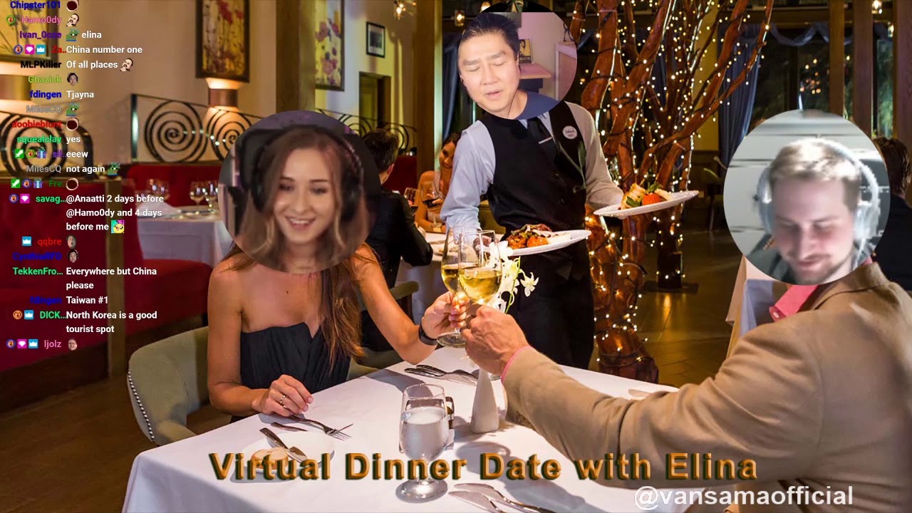 Van Darkholme hosts The Virtual Dinner Date Ft Elina & Buff - YouTube