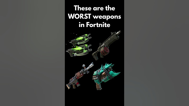 Which one is THE WORST?               #gaming #fortnite #fortniteclips #trending #fortniteguns