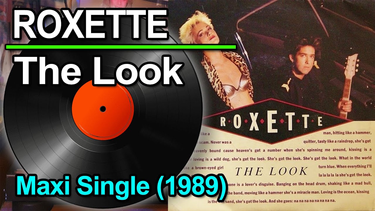 morfin interferens Kro Roxette - The Look (Maxi Single) 1989 - YouTube