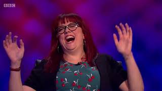 Mock the Week, Series 16 Episode 10. James Acaster, Angela Barnes, Nish Kumar, Glenn Moore, Kerry