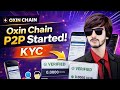Oxin Chain Mining App P2P Started | Complete KYC Guide Oxin Chain Minig App