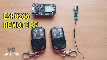 Hướng dẫn lập trình ESP8266 NodeMCU điều khiển 2 LED bằng remote RF 315 MHZ