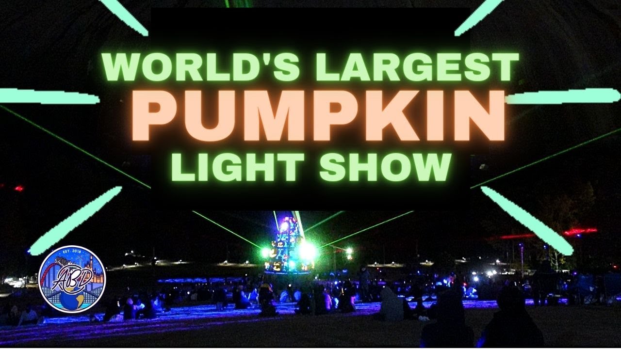 World's Largest Pumpkin Light Show l Stone Mountain Park l Pumpkin