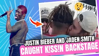 Justin Bieber and Jaden Smith CAUGHT Kissing Backstage At Coachella 👗😳