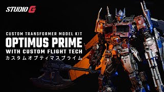 CUSTOM BUILT OPTIMUS PRIME | SCRATCH BUILD FLIGHT TECH | 4K