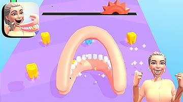 Teeth Run ​- All Levels Gameplay Android,ios (Levels 3-9)