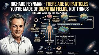 Richard Feynman - There Are NO Particles You're Made of Quantum Fields, Not Things