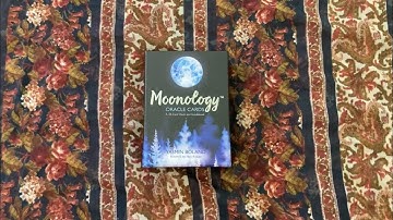 Unboxing Moonology Oracle Cards