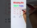 Q320 missing number reasoning short tricks in hindi  rrb ssc ssgd ssccgl ssc sscchsl