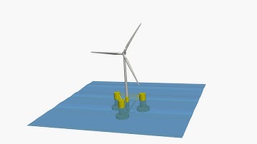 BLADiCS - OC4 Semi-Submersible DeepCwind