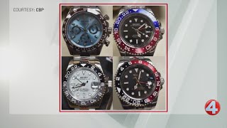 Over $250K of counterfeit luxury watches seized at Lewiston border crossing