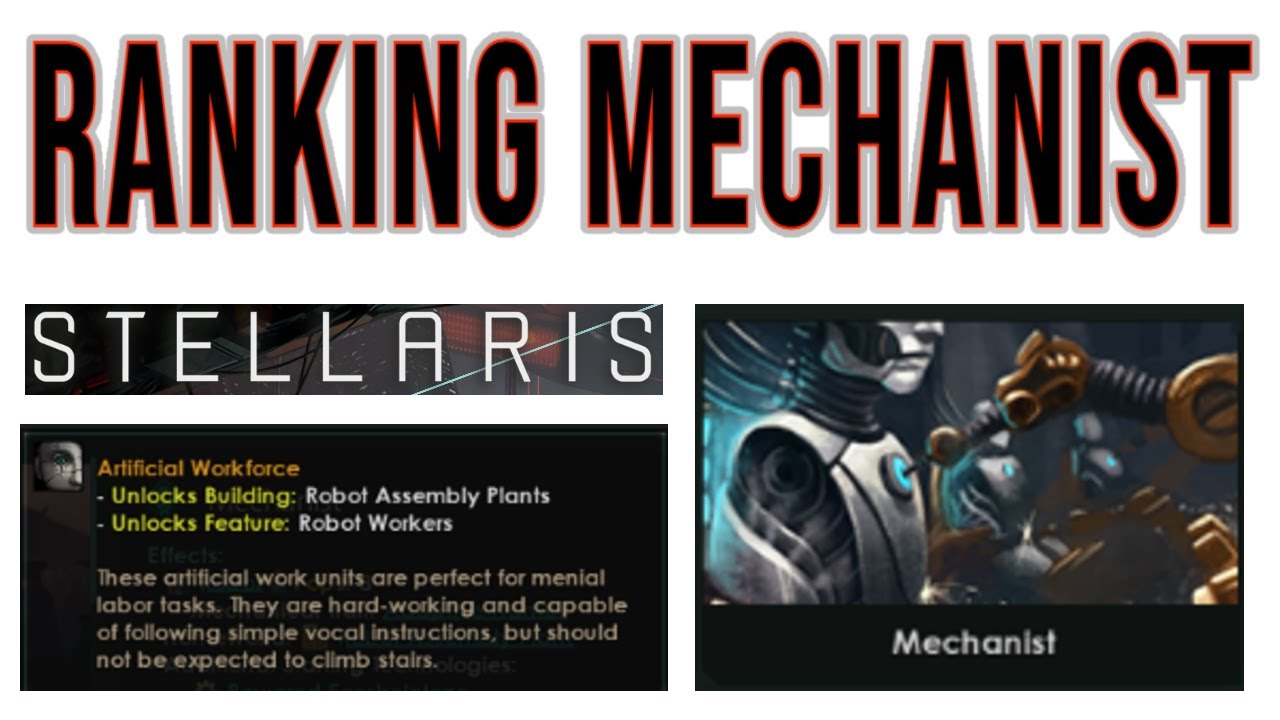 Когда следует выбирать происхождение Механист в Stellaris?